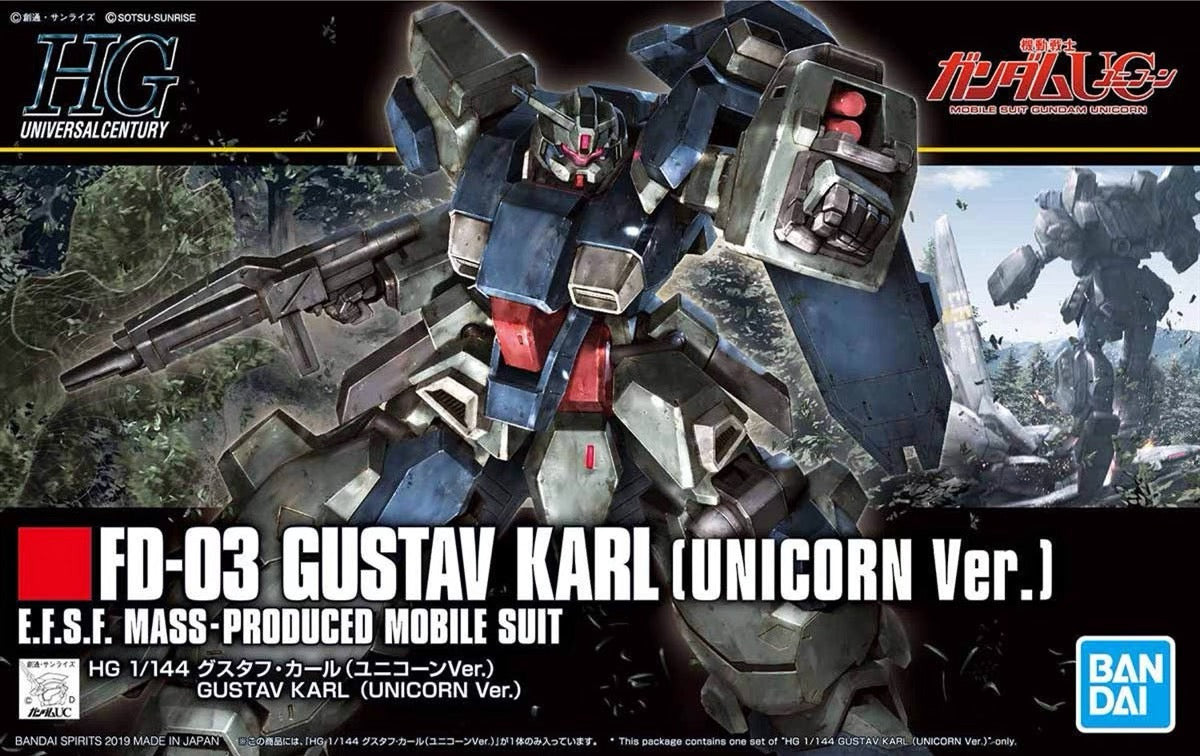 Pre-order] BANDAI HG 1/144 FD-03 GUSTAV KARL | Unicorn Ver