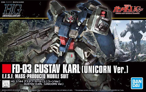 [Pre-order] BANDAI HG 1/144 FD-03 GUSTAV KARL | Unicorn Ver.